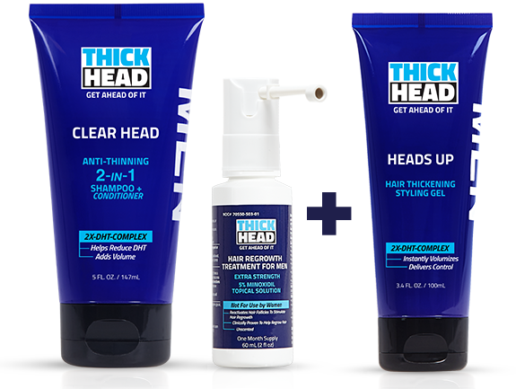 Men's Hair Growth Product - DHT Hair Loss Treatment By THICK HEAD